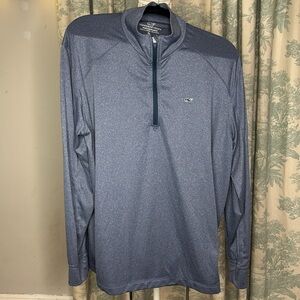 Vineyard Vines Pebble Beach Performance 1/4 Zip Steel Gray XL